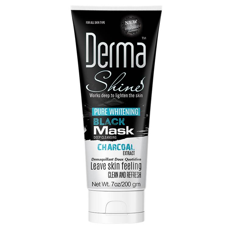 Derma Shine Charcoal Peel Off Black Mask