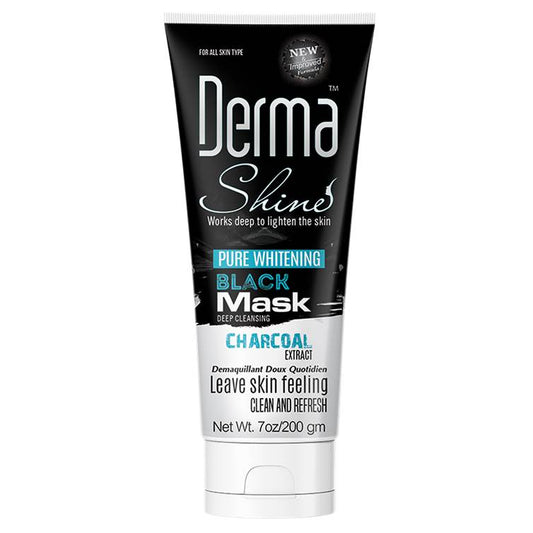 Derma Shine Charcoal Peel Off Black Mask